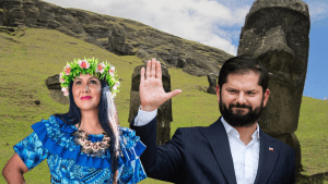 Gabriel Boric en Rapa Nui