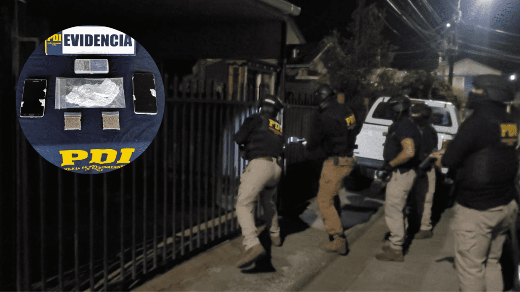 PDI detiene a mujer por microtráfico en Lautaro e incauta más de 100 dosis de droga
