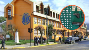 Detienen a estudiante por portar armas, droga y dinero al interior de un colegio en Angol